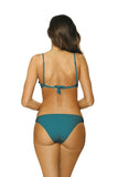 Charming Two-Piece Swimsuit with Flirty Frills