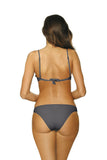 Feminine Two-Piece Swimsuit with Charming Frills