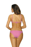 Charming Two-Piece Swimsuit with Trendy Ruffles