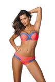 Stylish Two-Piece Swimsuit with Push-Up Support