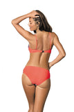Stylish Two-Piece Swimsuit with Push-Up Support