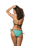 Sensuous Italian-Inspired Bikini with Contrasting Piping