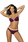 Stylish Two-Piece Swimsuit with Push-Up Support