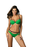 Stylish Two-Piece Swimsuit with Adjustable Straps & Push-Up