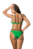 Stylish Two-Piece Swimsuit with Adjustable Straps & Push-Up