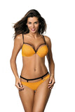 Stylish Two-Piece Swimsuit with Push-Up Cups & Adjustable Straps