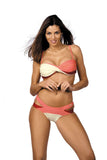 Twist Push-Up Two-Piece Swimsuit in Vibrant Colors
