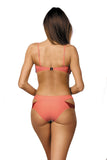 Twist Push-Up Two-Piece Swimsuit in Vibrant Colors