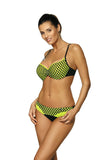 Stylish Two-Piece Swimsuit with Push-Up and Mesh Details