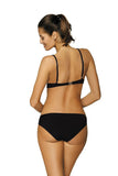 Stylish Two-Piece Swimsuit with Push-Up Effect and Mesh