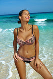Sexy Two-Piece Swimsuit with Mesh Detail for Summer Fun