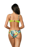 Romantic Bardot Swimsuit with Floral Details