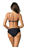 Stylish Two-Piece Swimsuit with Push-Up Bra Design