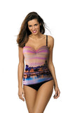 Luxurious Photo-Print One-Piece Swimsuit for Women