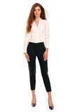 Elegant 7/8 Pants with Pockets and Chic Cut