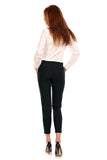 Elegant 7/8 Pants with Pockets and Chic Cut