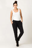 Fashionable Dark Grey Wide Hem Sweatpants