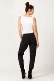 Fashionable Dark Grey Wide Hem Sweatpants