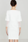 Elegant Long Sleeve Top with Mesh Insert Detail