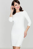 Elegant Mini Dress with Deep Mesh Back Neckline