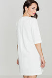 Ruffled Sleeve Mini Dress with Front Pockets