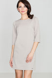 Ruffled Sleeve Mini Dress with Front Pockets