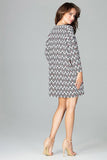 Geometric Pattern Dress for a Bold Fashion Statement