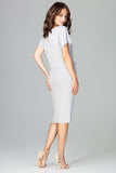 Chic Short Blouse and Fitted Skirt Set for Stylish Look
