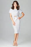 Chic Short Blouse and Fitted Skirt Set for Stylish Look