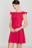 Charming Bow-Shoulder Sleeveless Dress for Women