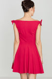 Charming Bow-Shoulder Sleeveless Dress for Women