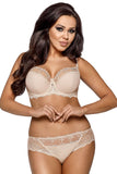 Elegant Floral Embroidery Semi-Padded Bra for Daily Wear