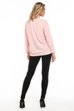 Elegant Deep Neckline Chiffon Blouse with Tie Detail
