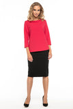 Elegant Jackie Kennedy Style Blouse with Collar