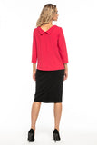 Elegant Jackie Kennedy Style Blouse with Collar