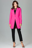 Colorful Long-Sleeved Jacket with Stylish Button Fastening
