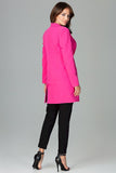 Colorful Long-Sleeved Jacket with Stylish Button Fastening
