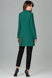 Colorful Long-Sleeved Jacket with Exposed Neckline