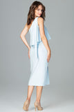 Elegant One-Shoulder Cocktail Dress with Sensual Slit