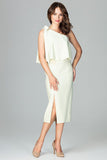Sensual One-Shoulder Cocktail Dress with Thigh Slit