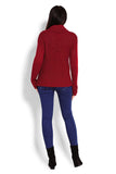 Classic Turtleneck Sweater with Unique Stitch Design