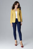 Elegant Long-Sleeved Jacket with No Fastening