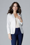 Elegant Long-Sleeved Jacket with No Fastening