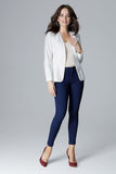 Elegant Long-Sleeved Jacket with No Fastening