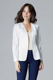 Elegant Long-Sleeved Jacket with No Fastening
