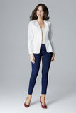 Elegant Long-Sleeved Jacket with No Fastening