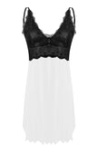 Elegant Lace-Trimmed Chemise in Multiple Colors