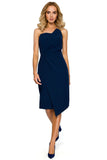 Elegant Underwired Pencil Dress with Shoulder Detail