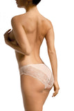 Feminine Lace-Trimmed Silky Micro Mesh Panties
