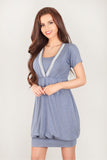 Chic Maternity Chemise for Nursing & Comfort